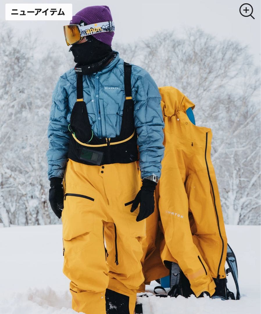 Burton [ak] スノーボードジャケット、ビブパンツ　Mサイズセットアップ