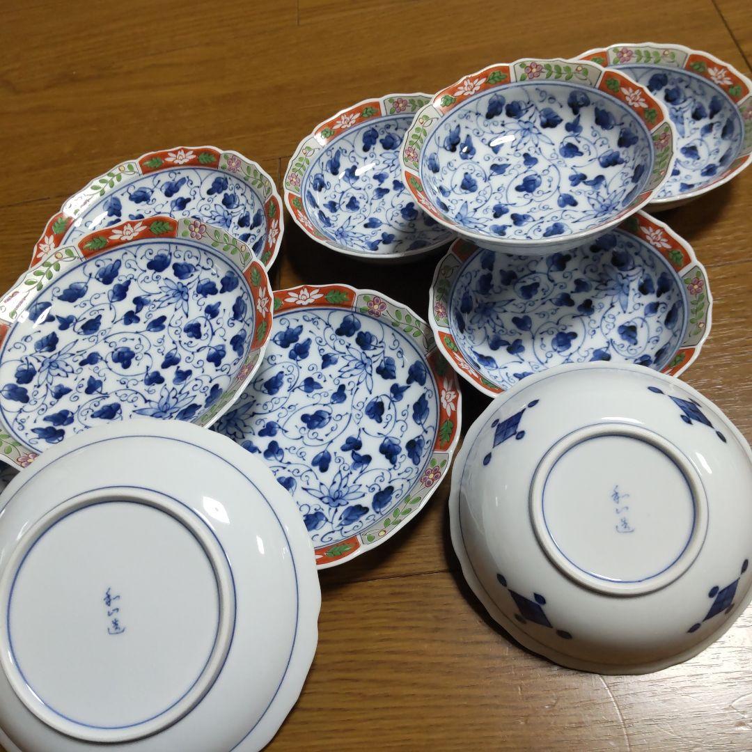 お値下げ 和山造 中皿５枚と中鉢５枚 合計10枚セット