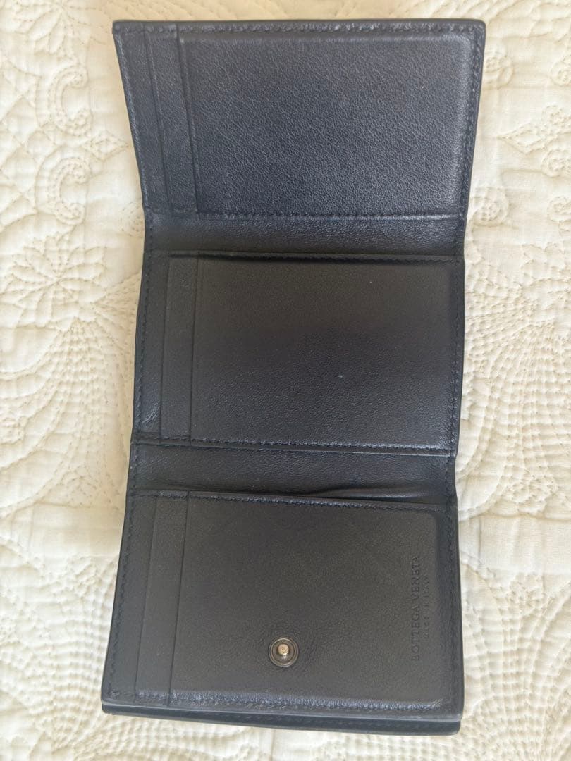 ボッテガヴェネタ 三つ折り財布 メンズ＆レディース レザー 編み込み