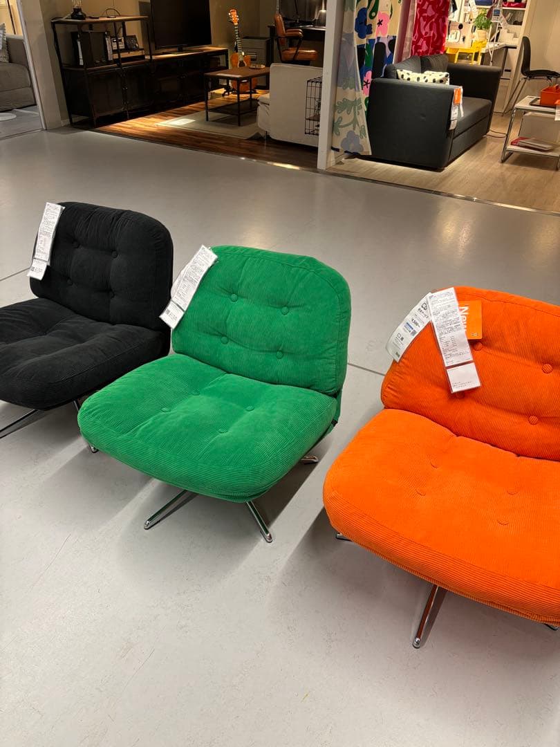 {新品※未開封}ディヴリンゲ イケア 回転パーソナルチェア 椅子 ソファ