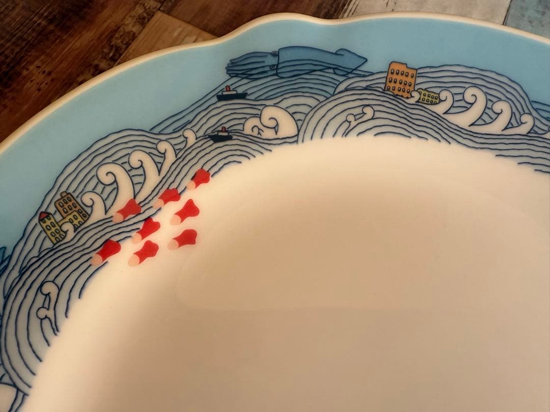 新品　崖の上のポニョ ノリタケ お皿　ジブリ