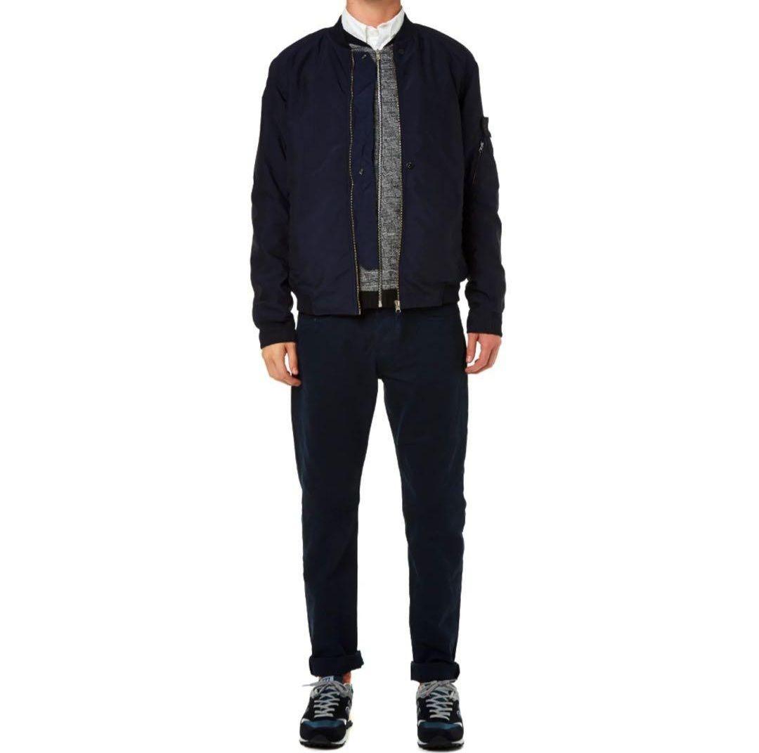 ジャケット・アウター Garment Dyed Diagonal Weave MA-1 Bomber