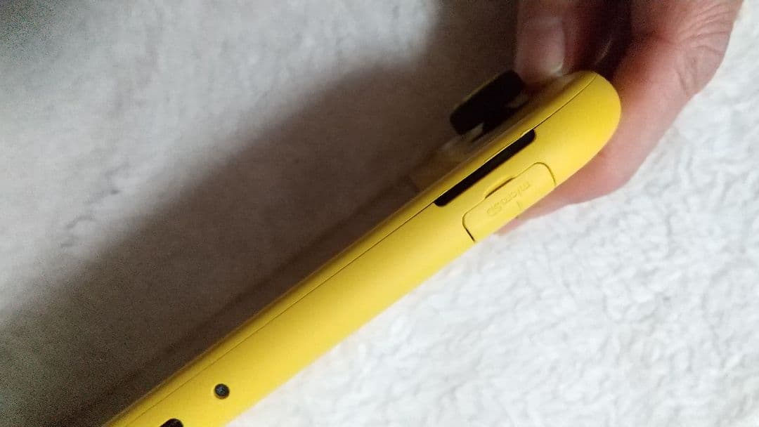Nintendo Switch Lite イエロー 動作品 肉球カバーアダプター