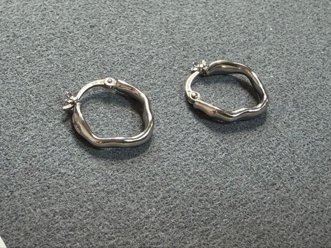 ete フープピアス シルバー