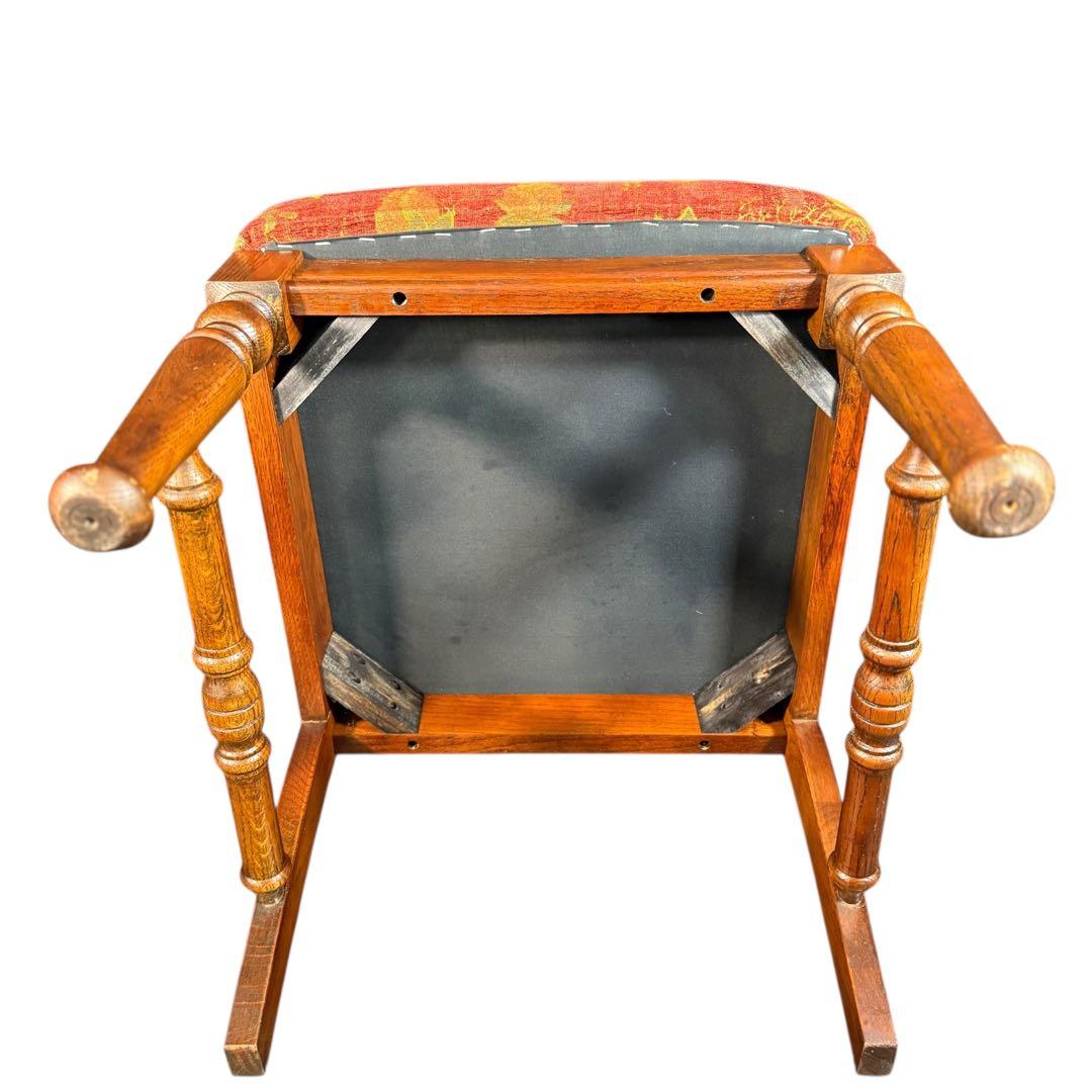 HR870 カントリーハウス　三越ブルージュ　花柄　ワインレッド　赤系　チェア