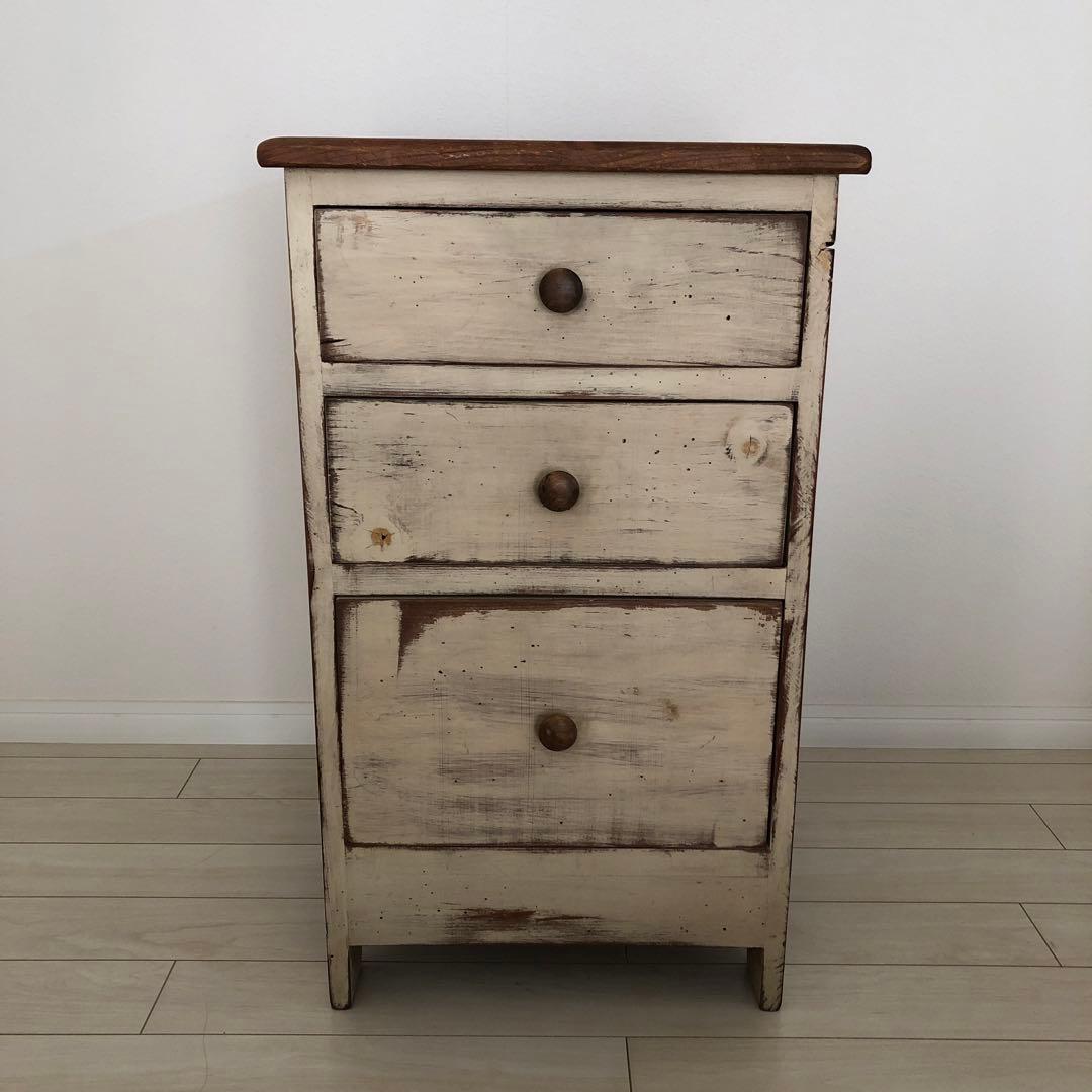 チェブ　引き出し3段キャビネット　確認用