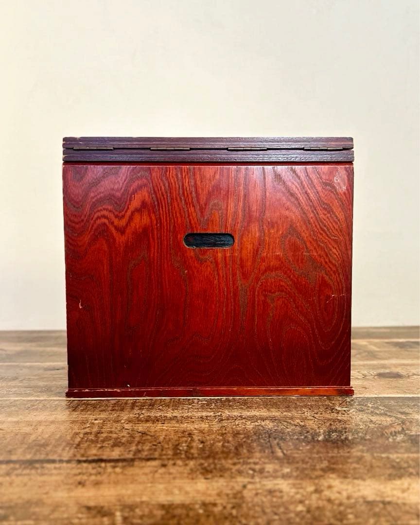 折りたたみ文机 アンティーク 日本古家具 大正〜昭和初期 無垢 三段引出 古道具