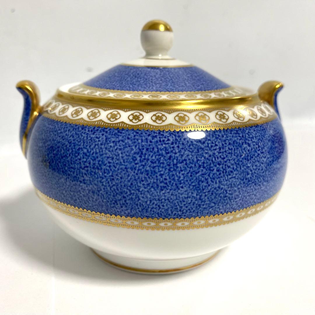 ウェッジウッド ユーランダー パウダーブルー ティーポット シュガーポット