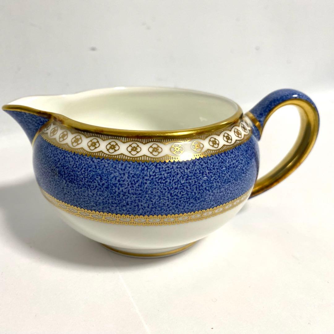 ウェッジウッド ユーランダー パウダーブルー ティーポット シュガーポット