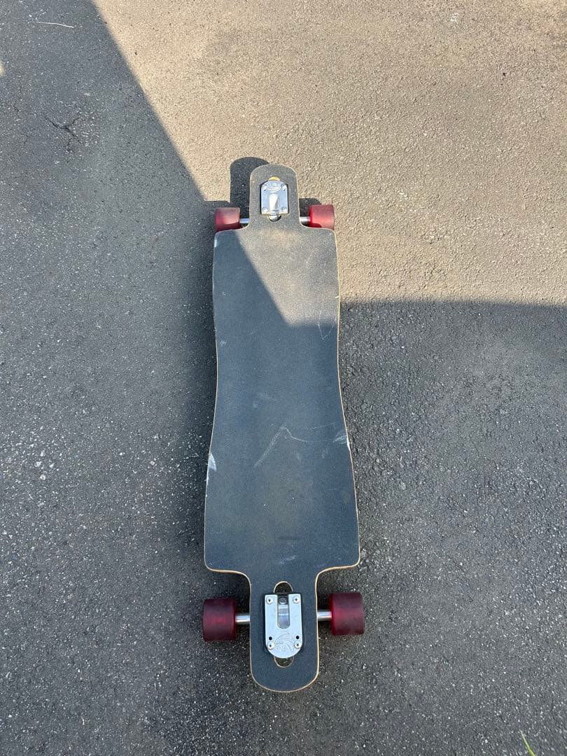 エクストリーム製ブランクデッキ 赤ホイール