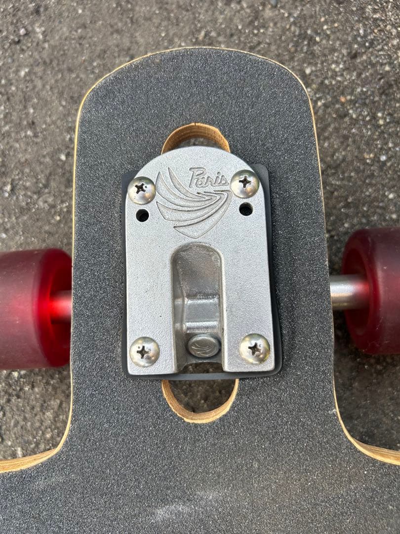 エクストリーム製ブランクデッキ 赤ホイール