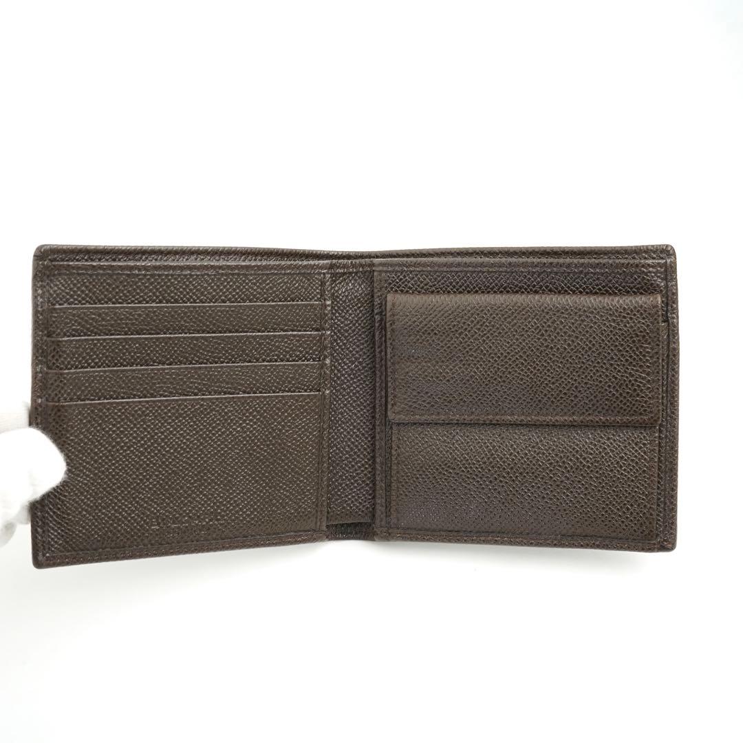 ✨極美品・箱保証書付き✨　ブルガリマン　二つ折り　ビーゼロワン　レザー　ブラウン