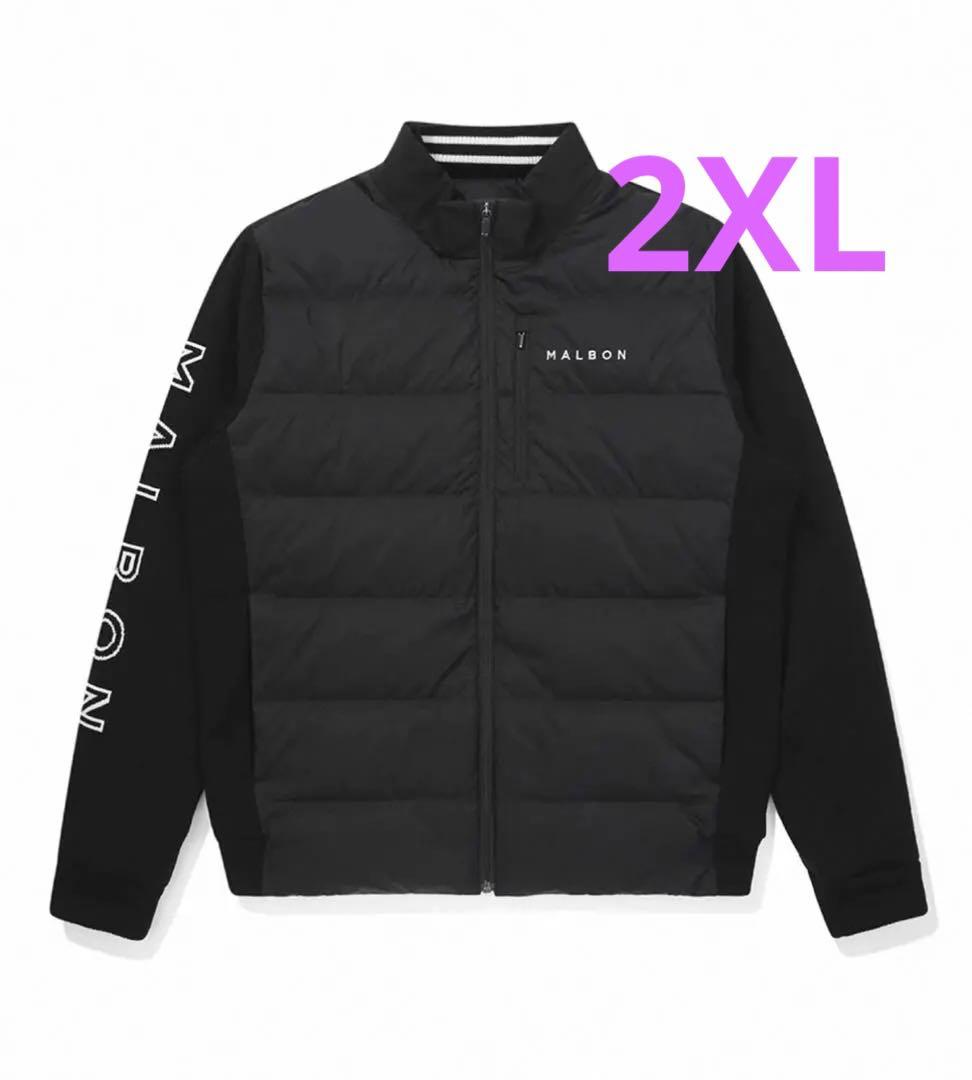 即日発送マルボンメンズ ゴルフウェアダウン アウタージャケットニットダウン2XL