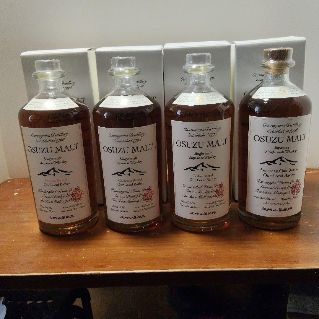 OSUZU MALT シングルモルトウイスキー 4本セット