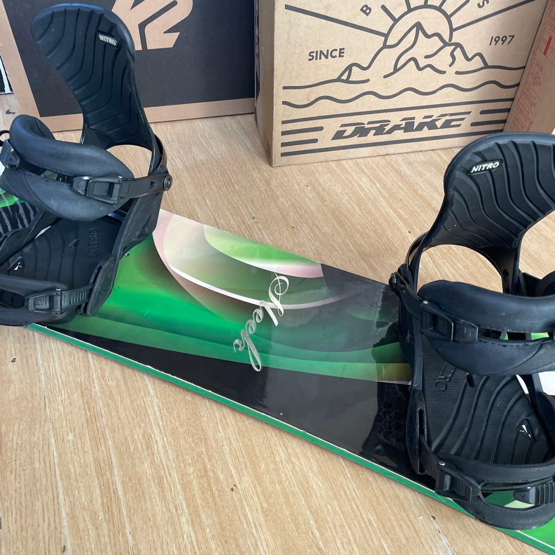 YONEX×NITRO良質国産SLEEK　バイン付スノーボードセット　ヨネックス
