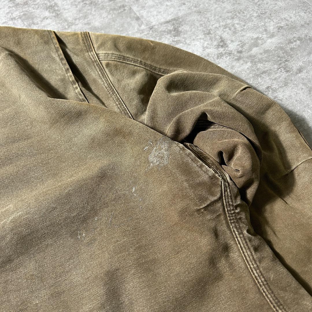 80-90s 星タグ USA製 ブラウン カーハート 短丈トラディショナル