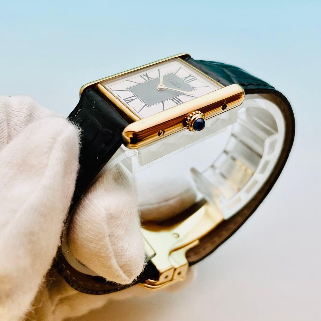 【極上品】カルティエ マストタンク LM ヴェルメイユ 整備済 590005