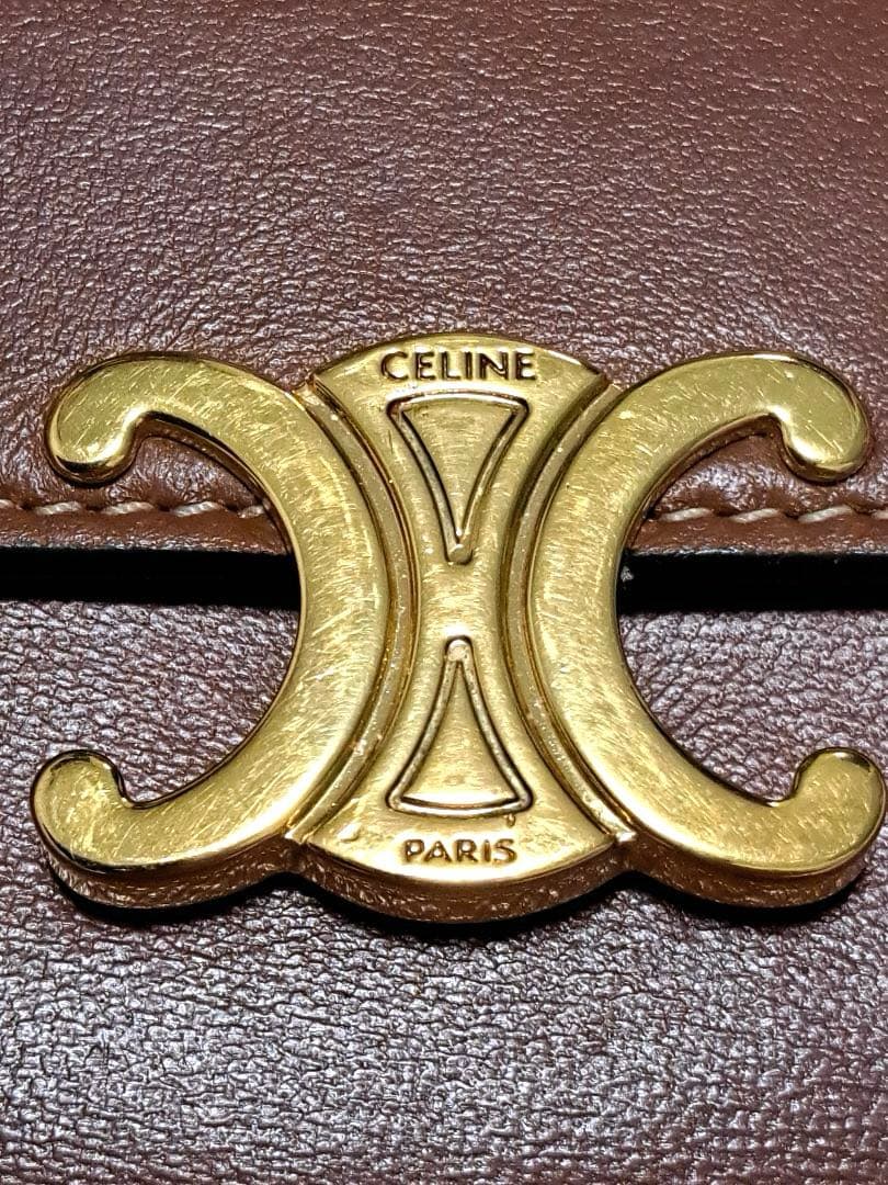 ✨極美品　正規品✨セリーヌ　三つ折り　トリオンフ　スモールトリフォールド