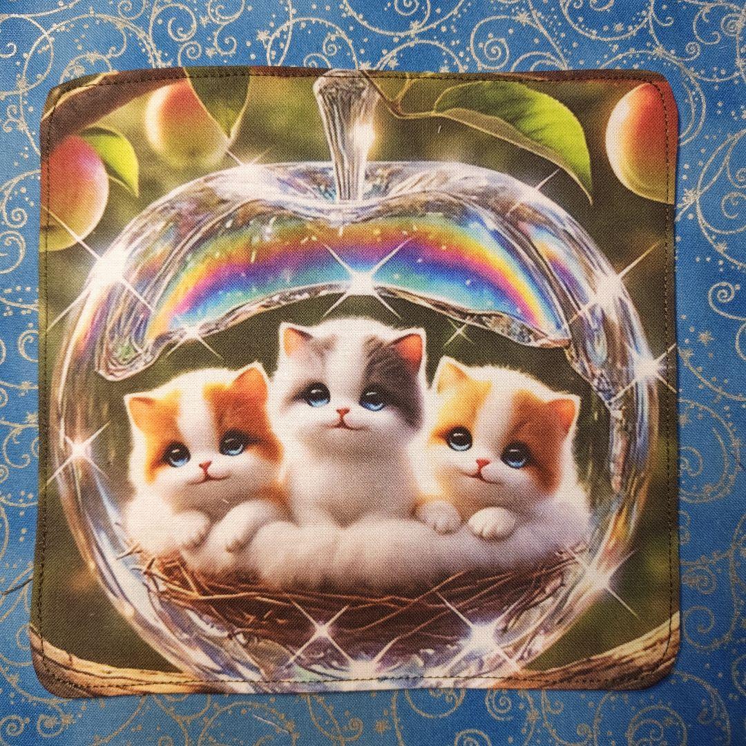 あしべ☆　パネル18枚+ハンカチワンにゃんこ柄