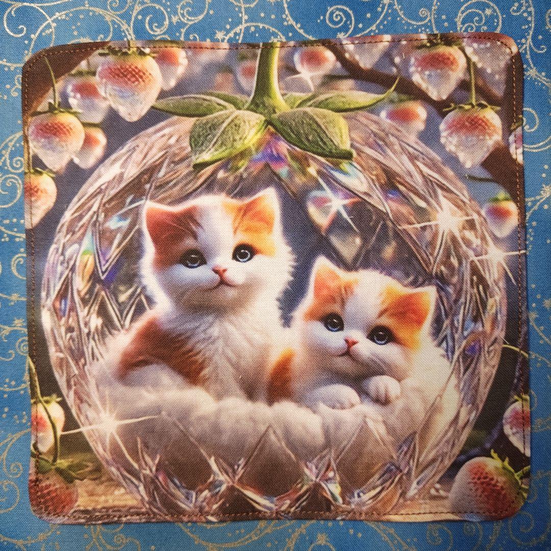 あしべ☆　パネル18枚+ハンカチワンにゃんこ柄