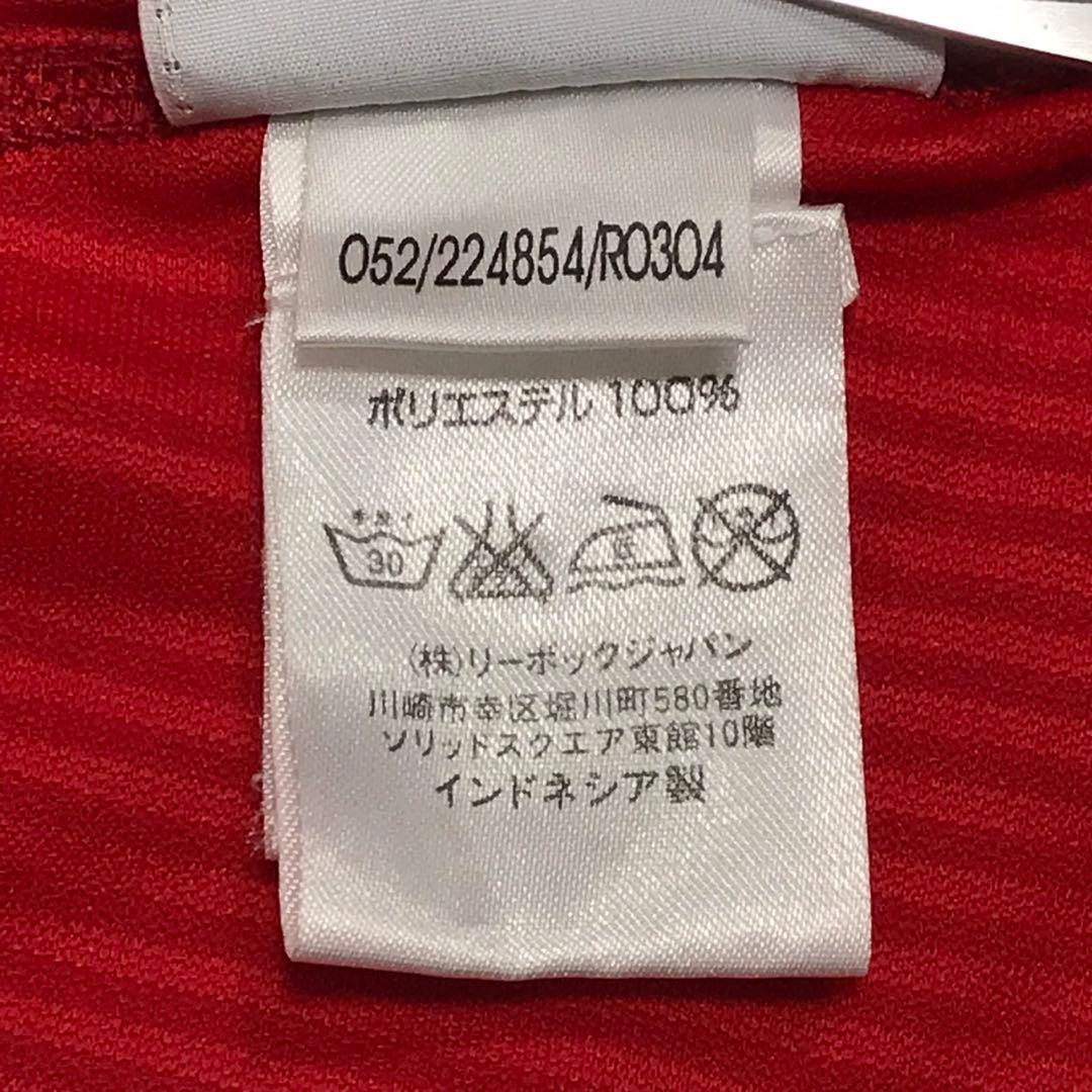 Reebok×プレミアリーグ　リヴァプール　半袖サッカーユニフォーム　ロゴ　XL