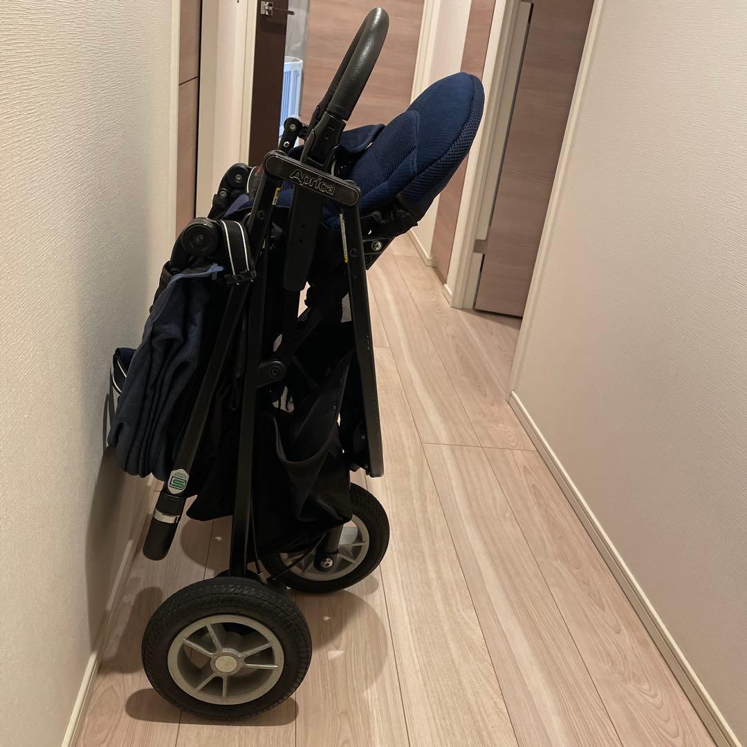 Aprica スムーヴプレミアム ベビーカー ネイビー