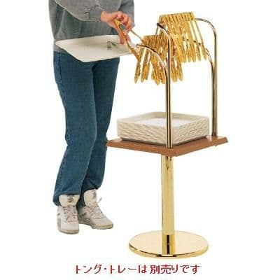 値下げ【中古品】シンプルセルフスタンド　パン屋　トング・トレー 台 収納 飾り棚