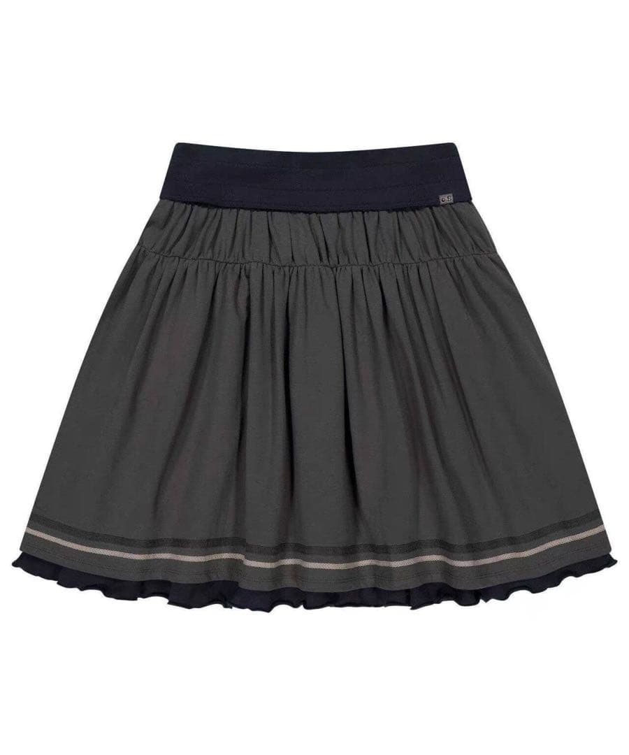 Coyseio x Blythe フレア ギャザースカート チャコール色