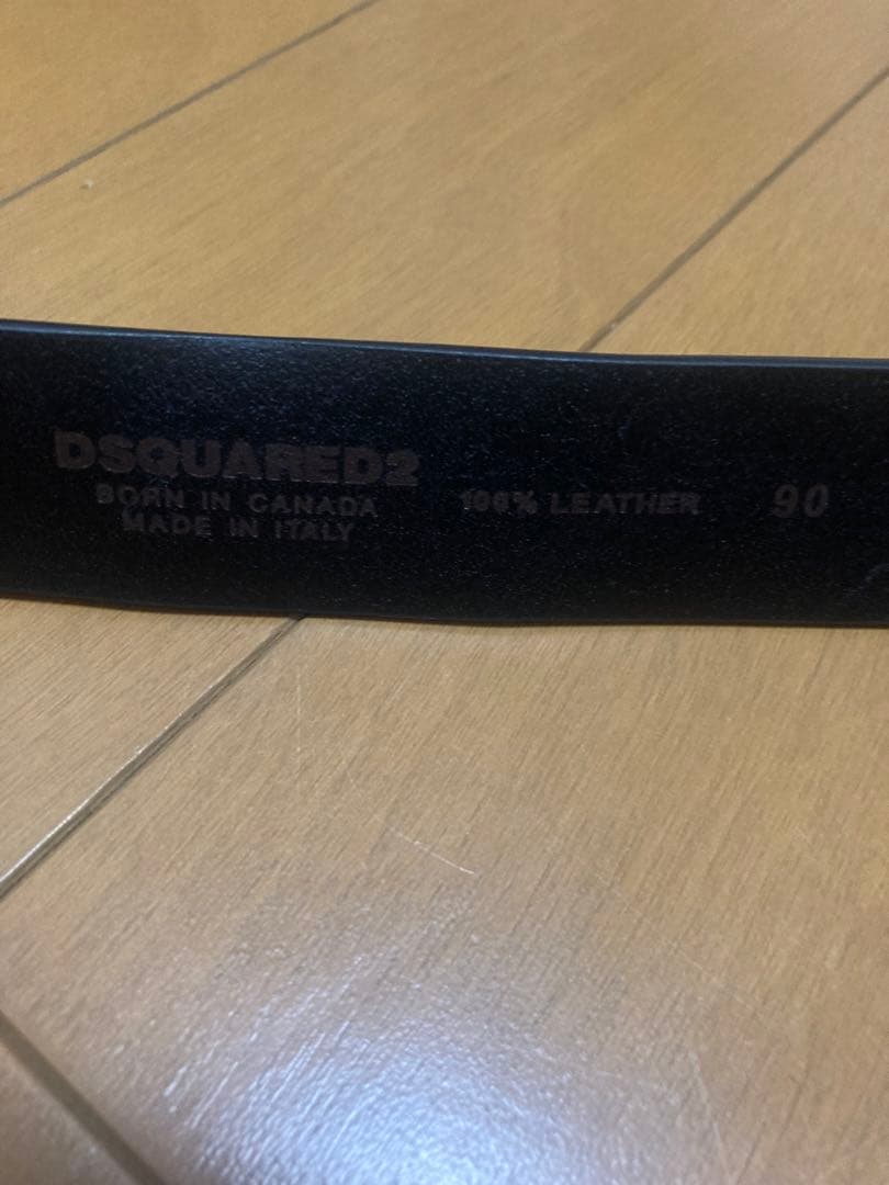 レア初期アイテム DSQUARED2 アイコンベルト ブラック