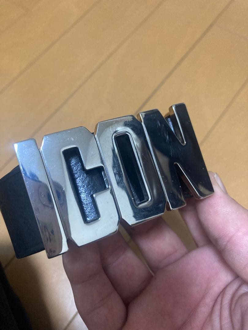 レア初期アイテム DSQUARED2 アイコンベルト ブラック