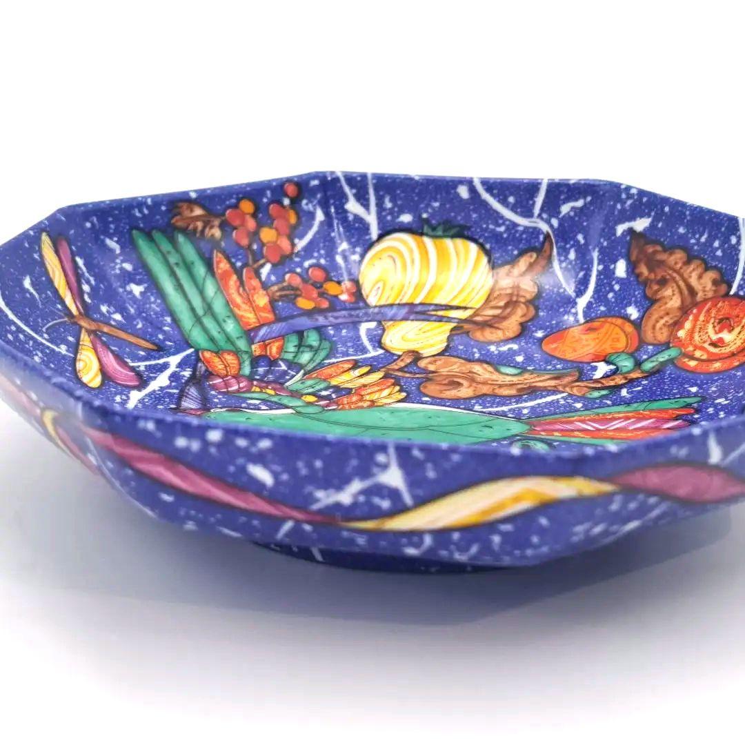 HERMESエルメス　ピエールドリアン　エドキシダン　八角プレート　サラダボウル