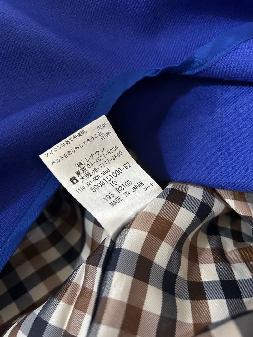 極美品◼️アクアスキュータム ベーシックトレンチコート サイズ10