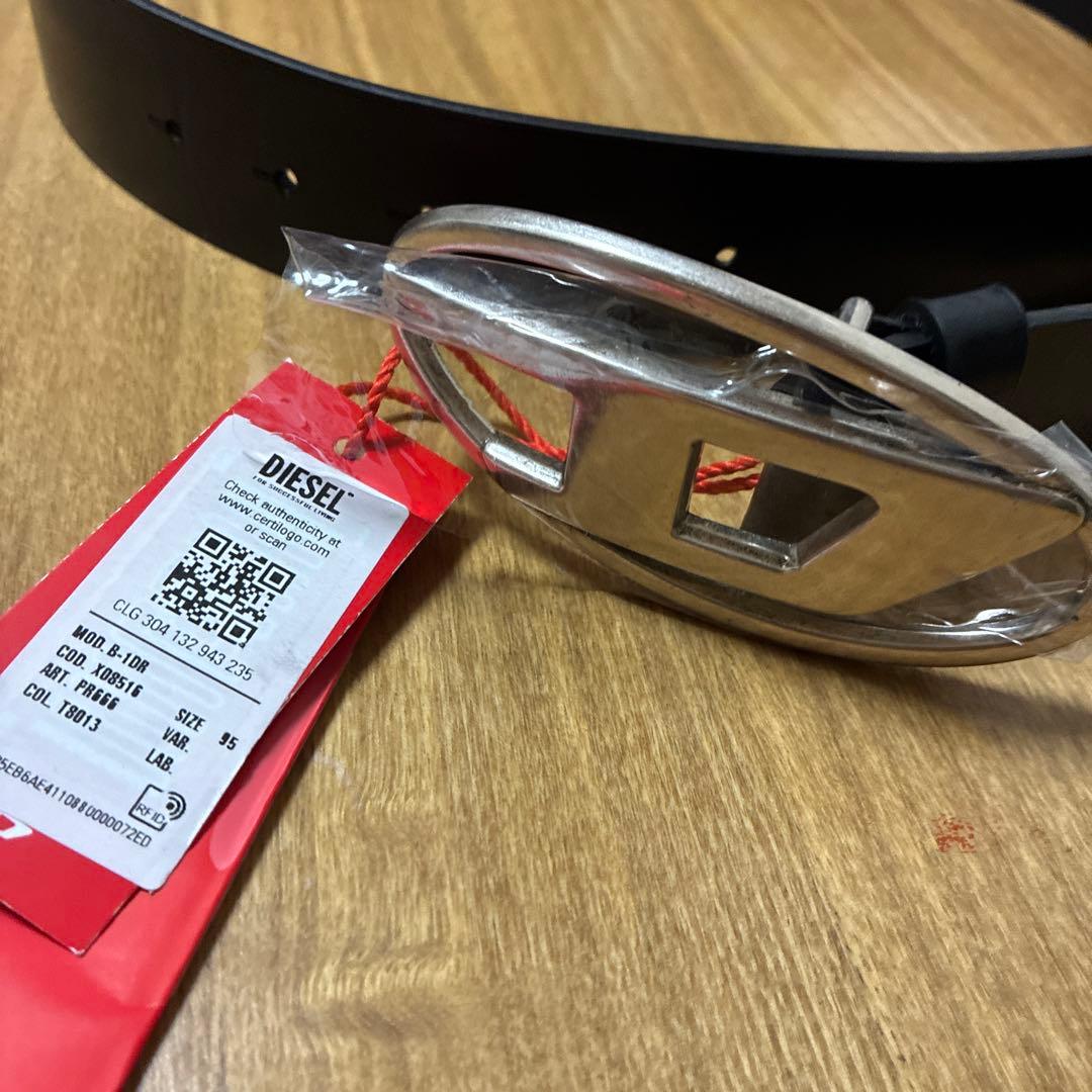 ※新品未使用※DIESEL ベルト正規品 サイズ95 1000円OFF