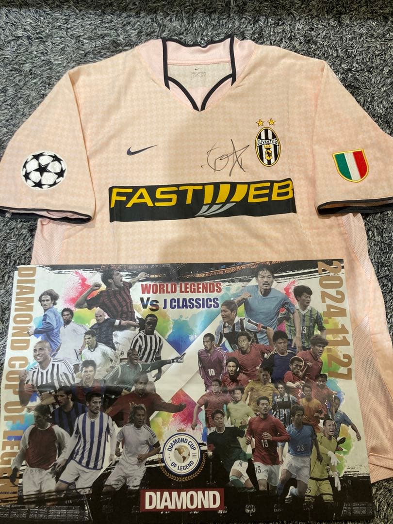 エドガー・ダービッツ　直筆サインユニフォーム　Juventus2003-2004
