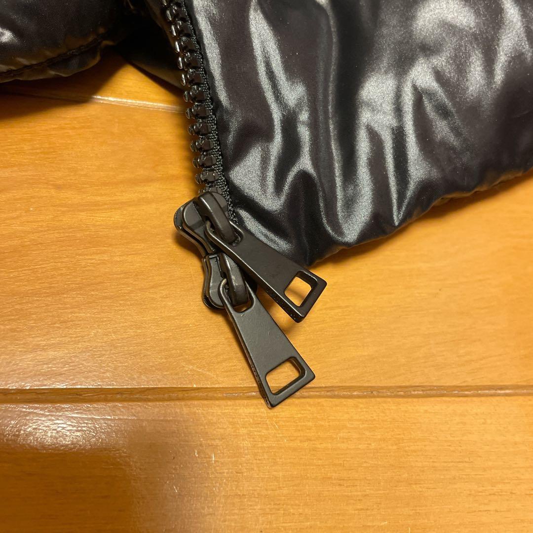 モンクレール 2022年製 SANGATTE バイカー風 ダウン 黒 3 美品