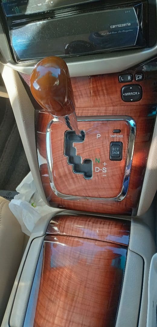 ハリアー　３０　RX330　シフトパネル　サンバーストウッド