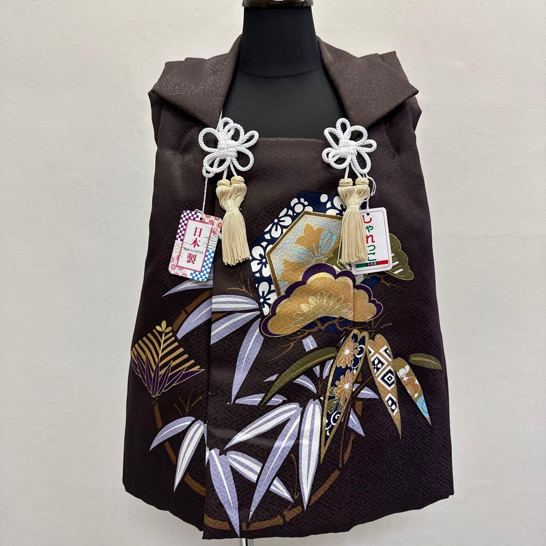 新品 被布 単品 男児 男の子 焦茶 七五三 日本製 2916