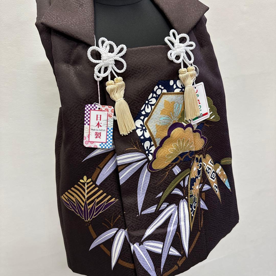 新品 被布 単品 男児 男の子 焦茶 七五三 日本製 2916