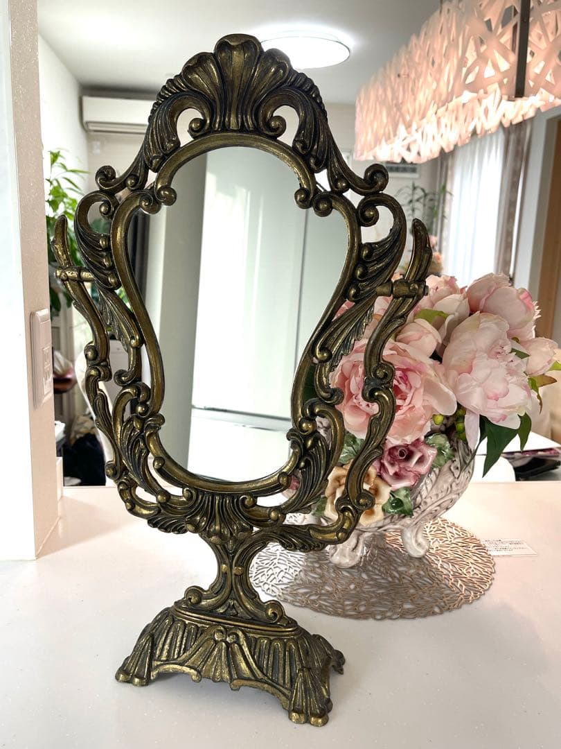 MOD.DEPOSITATO イタリア製ヴィンテージ スタンドミラー　大型