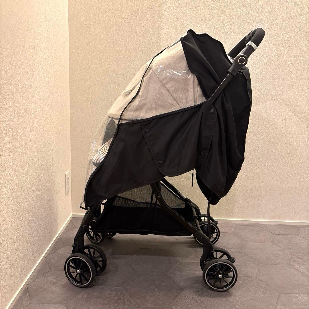 combi コンビ スゴカルα ストライプベージュ レインバー＆ドリンクホルダー