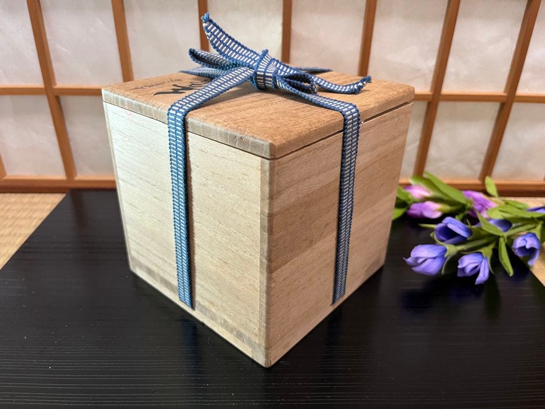 (ト9) 九谷焼 [北村 隆] 金彩香櫨　共箱　栞　美術工芸品　和モダン