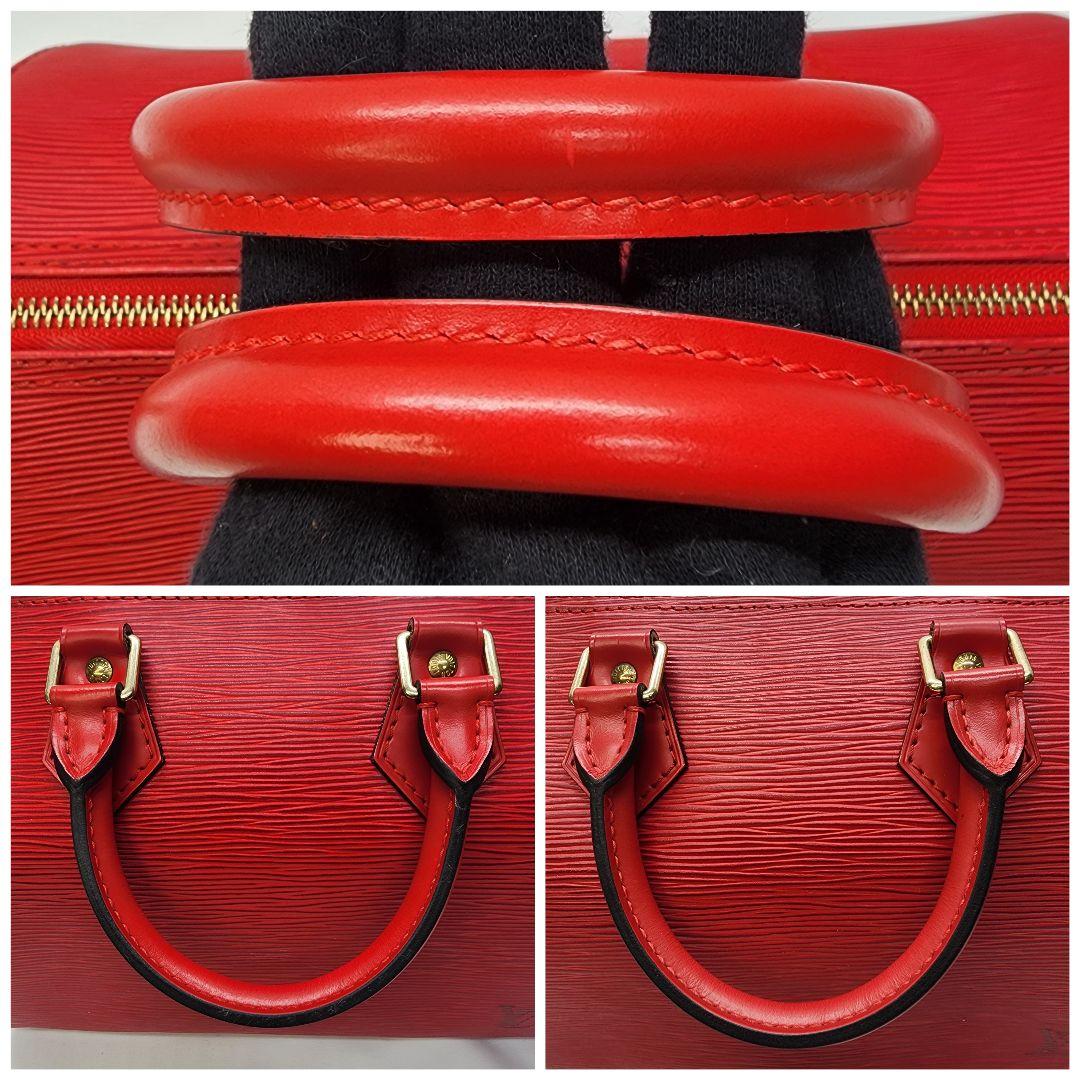 【美品】Louis Vuitton ルイヴィトン エピ スピーディー25 レッド