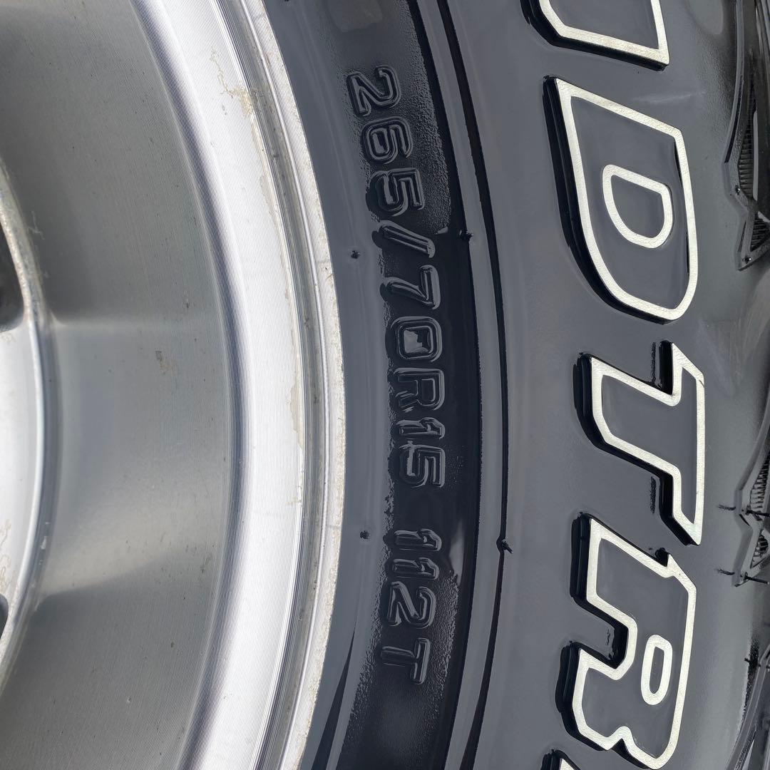 DUNLOP 265/70R15 オフロードタイヤ 4本セット