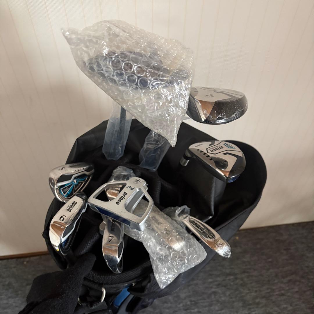 （送料込）princeプリンス golf　ゴルフクラブ10本＆キャディバッグ