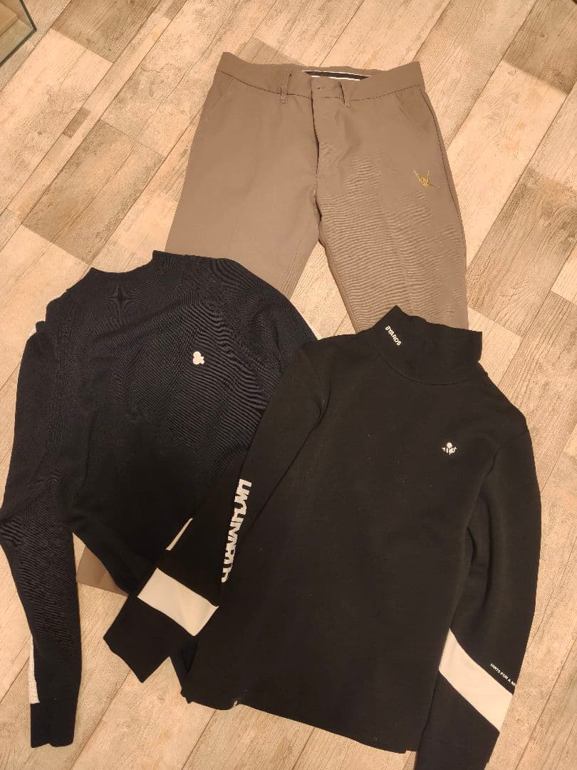 中古　ゴルフアパレル3点セット　M～L　ハチヤーズ他