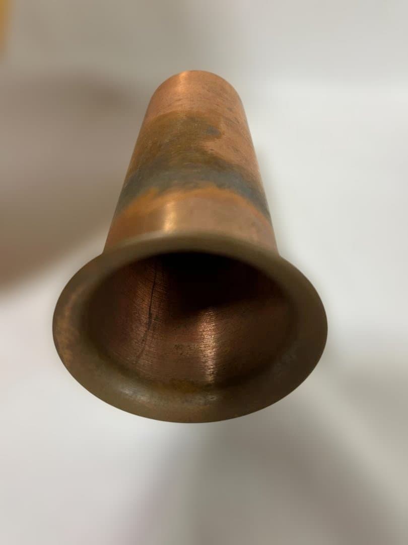 花器 かやの木 銅 水入れセット