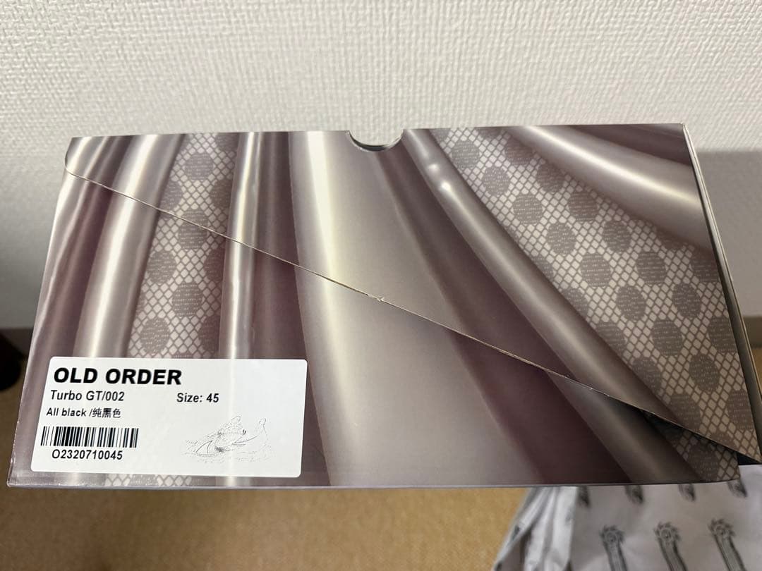 Old Order Turbo GT ブラック スニーカー 28cm