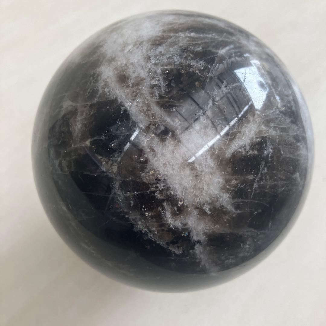 モリオン丸玉　パワーストーン　丸玉　鑑賞石　自然石　天然石　原石