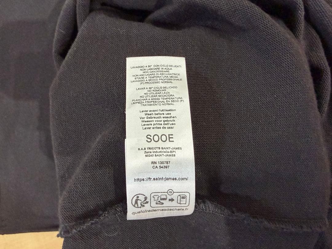 くるりん　セントジェームス SAINT JAMES ウエッソン 黒