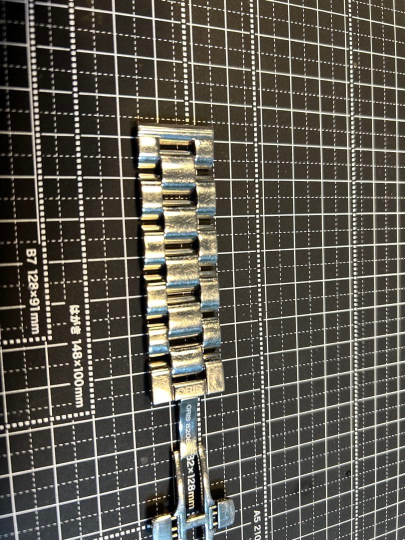 中古　オリスORIS メタルバンド ベルト